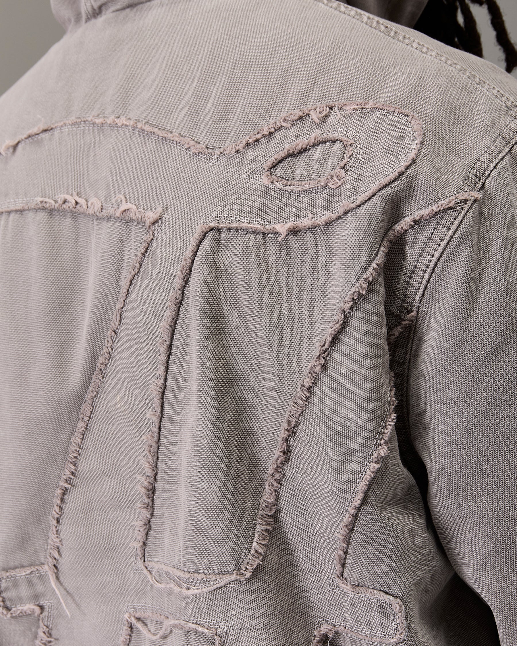 The Winners Circle Canvas Jacket - Grey