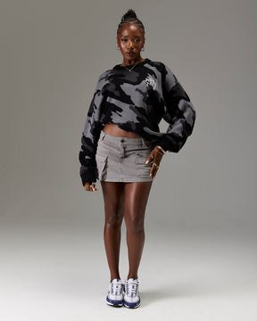 The Winners Circle Knitwear Sweater - Black/Camo
