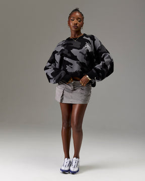 The Winners Circle Knitwear Sweater - Black/Camo