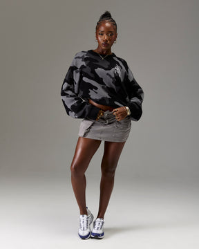 The Winners Circle Knitwear Sweater - Black/Camo