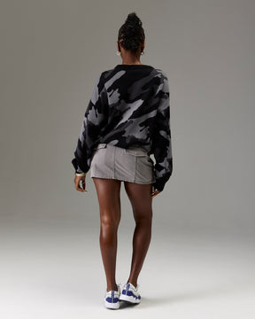 The Winners Circle Knitwear Sweater - Black/Camo