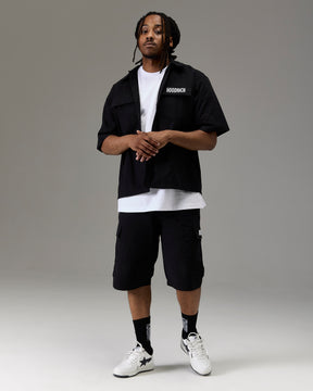 The Winners Circle Ripstop Shirt - Black/White