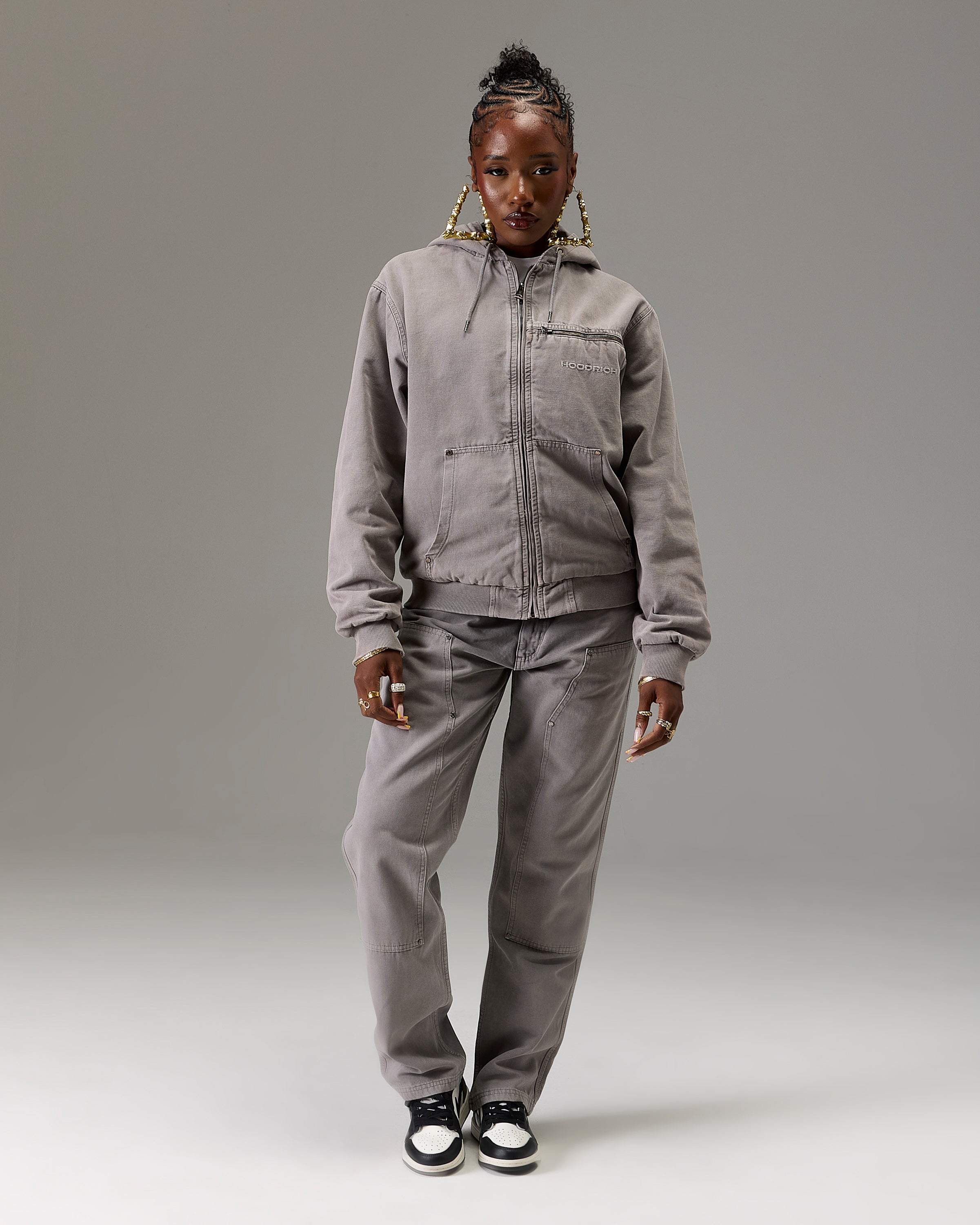 Giacca in tela Winner's Circle - Grigio