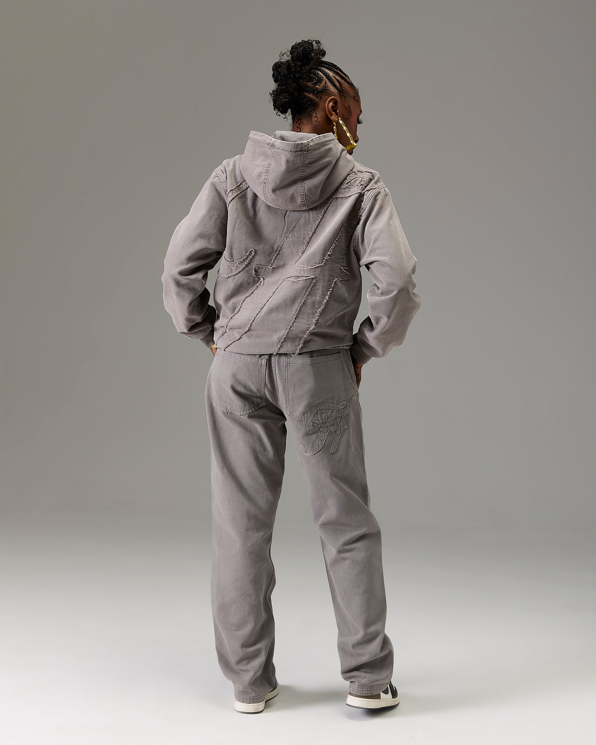 Giacca in tela Winner's Circle - Grigio
