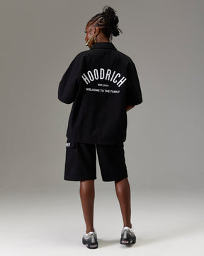 The Winners Circle Ripstop Shirt - Black/White