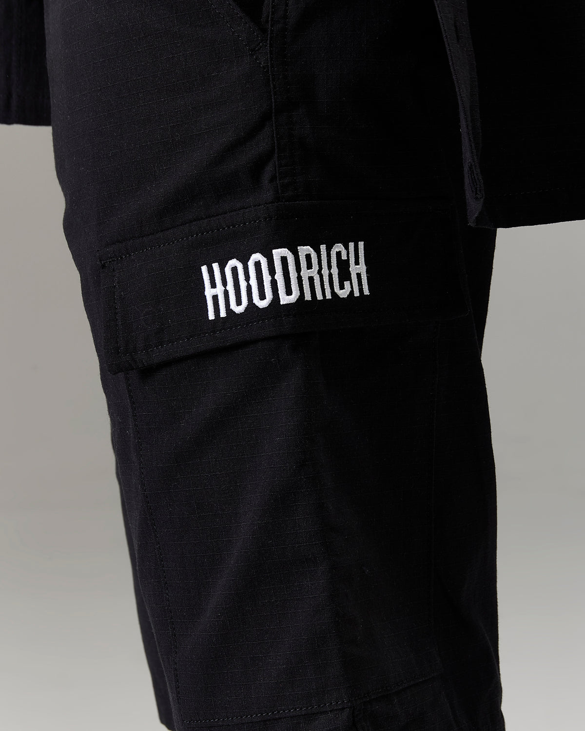 Pantaloncini cargo ripstop Winner's Circle - Nero/Bianco