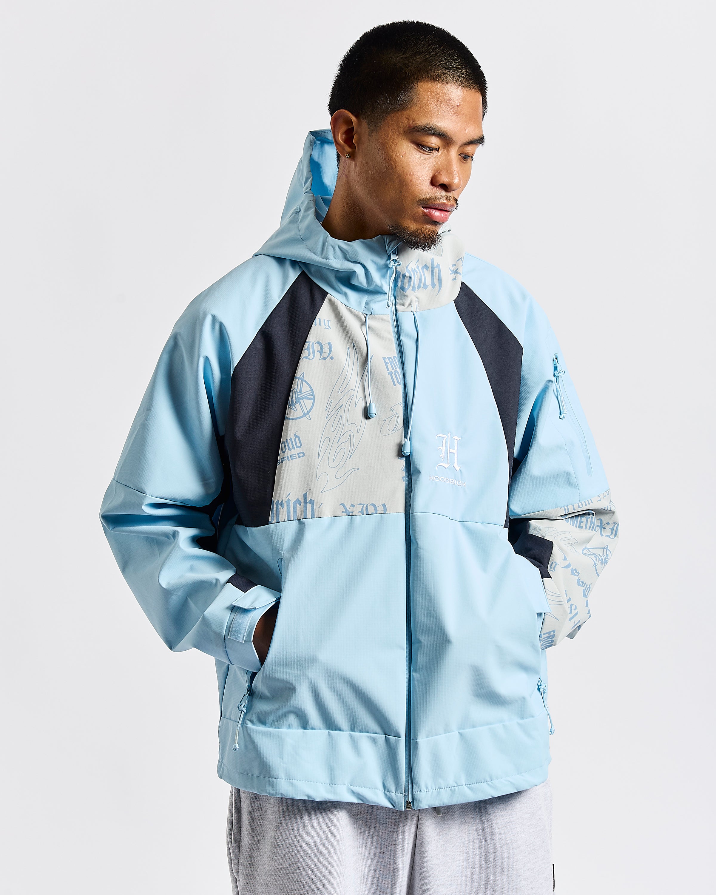 Giacca Chroma Shell - Blu/Bianco