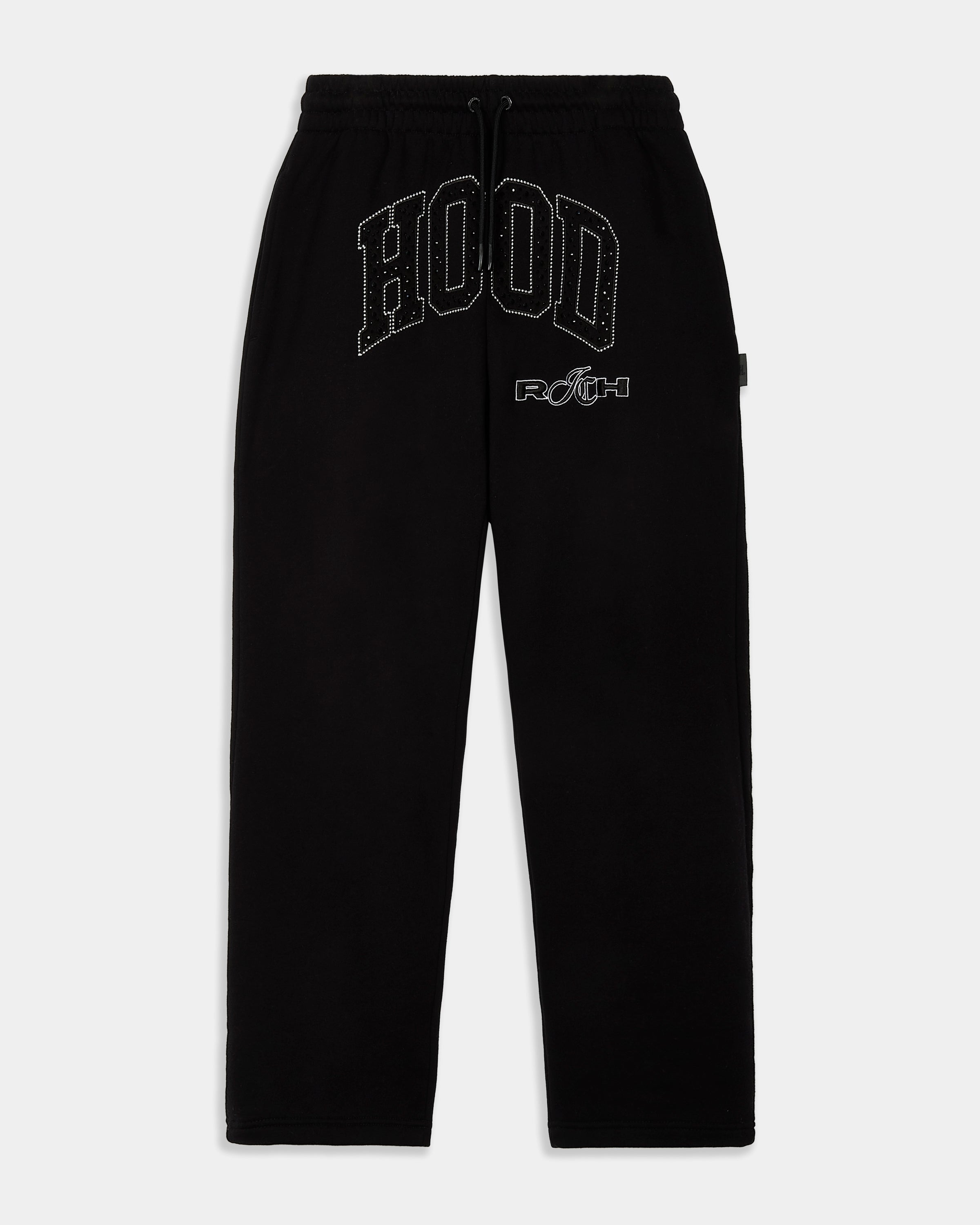 Pantaloni da jogging larghi oversize Captain - Nero/Bianco