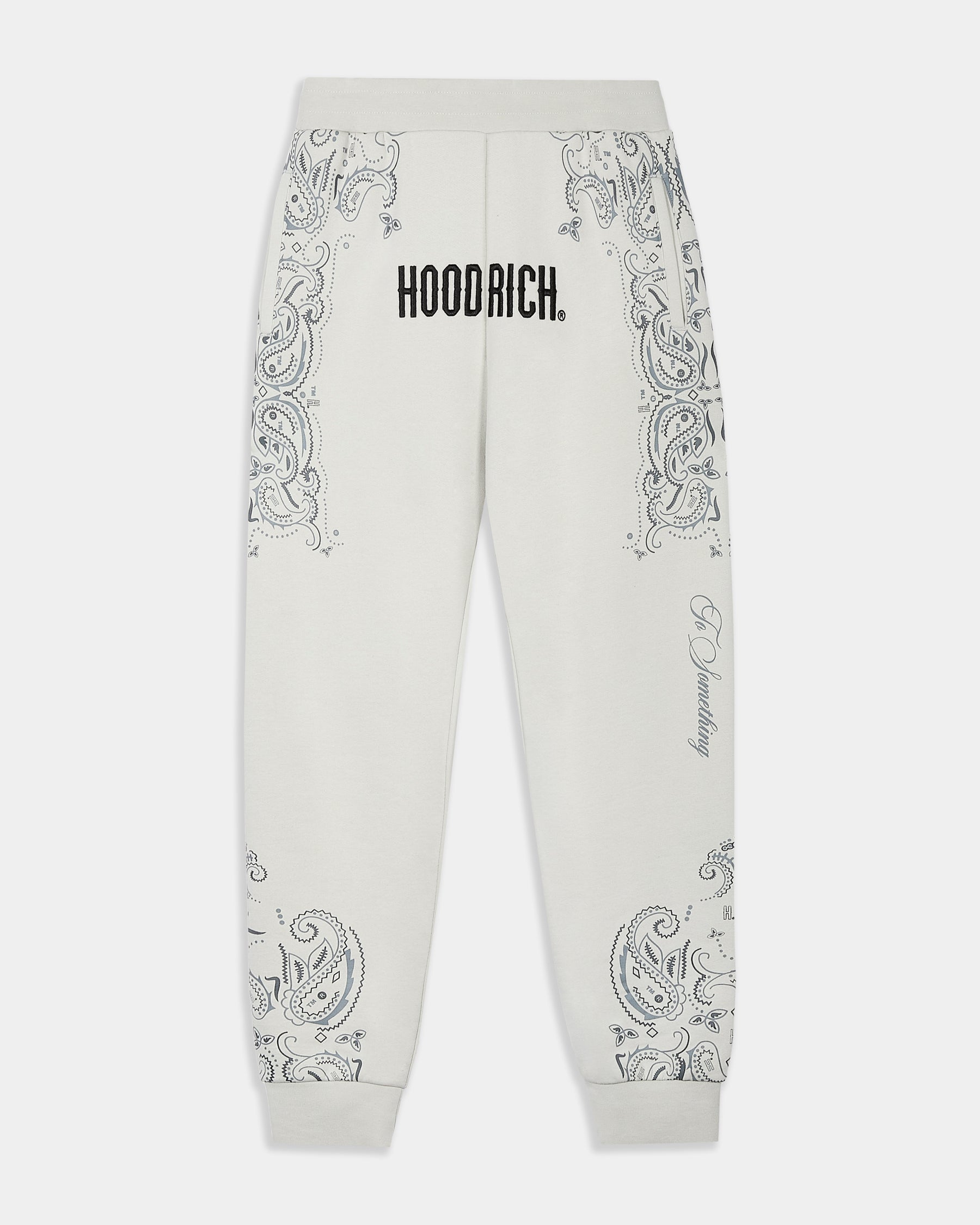 Motif Joggers - Light Grey/Black