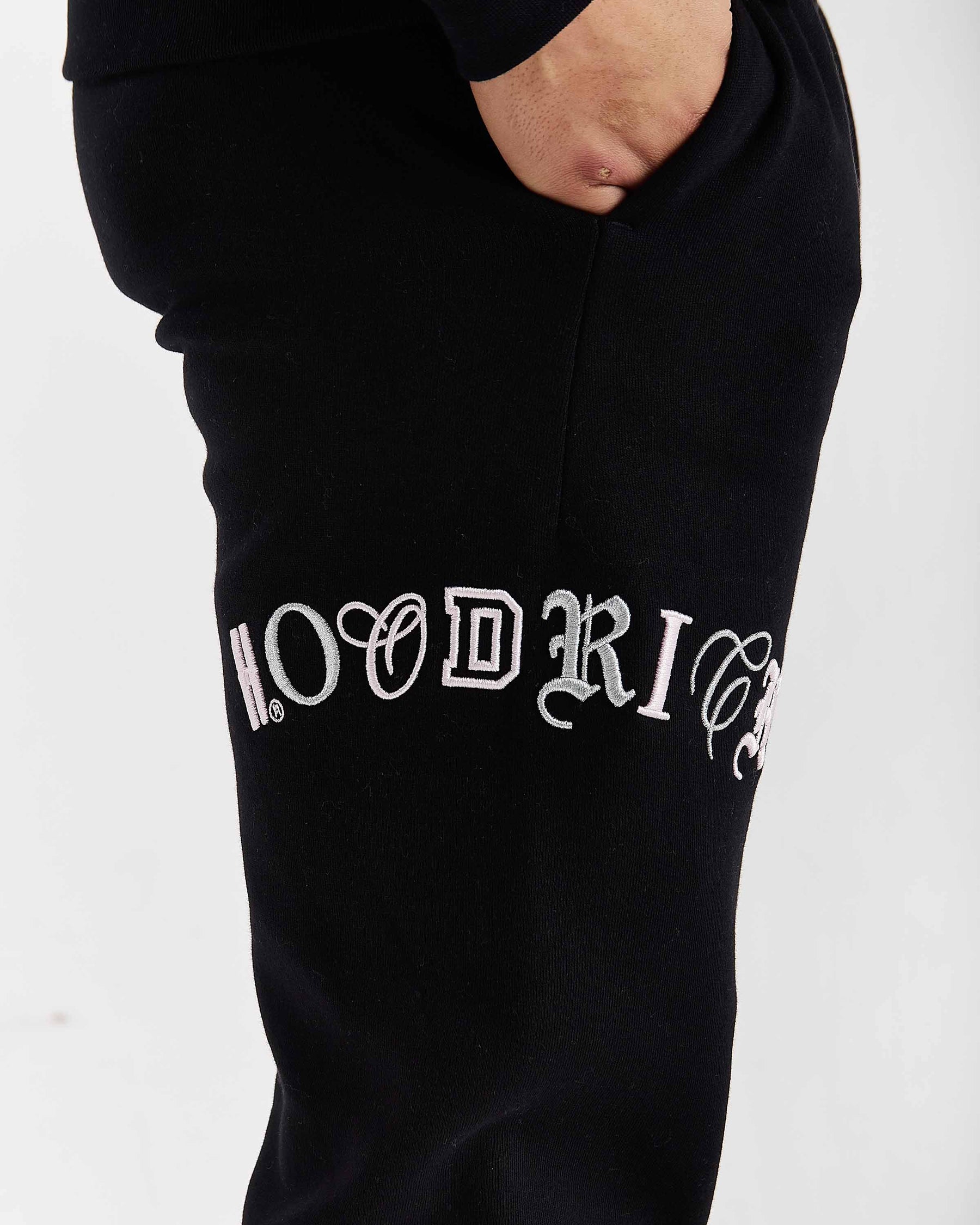 Calor Slim Joggers - Nero/Rosa/Argento