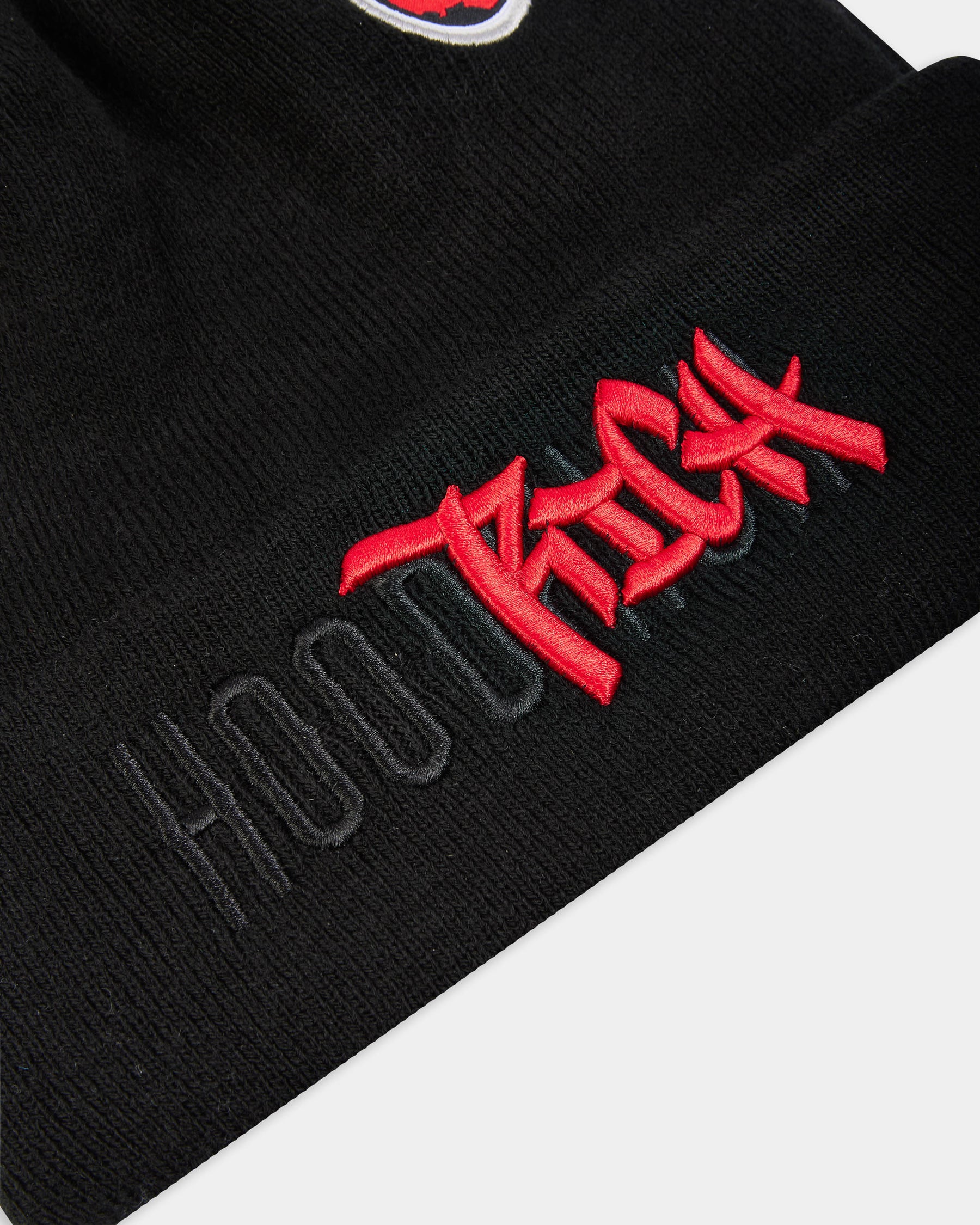 Honor Beanie - Black/Red/White