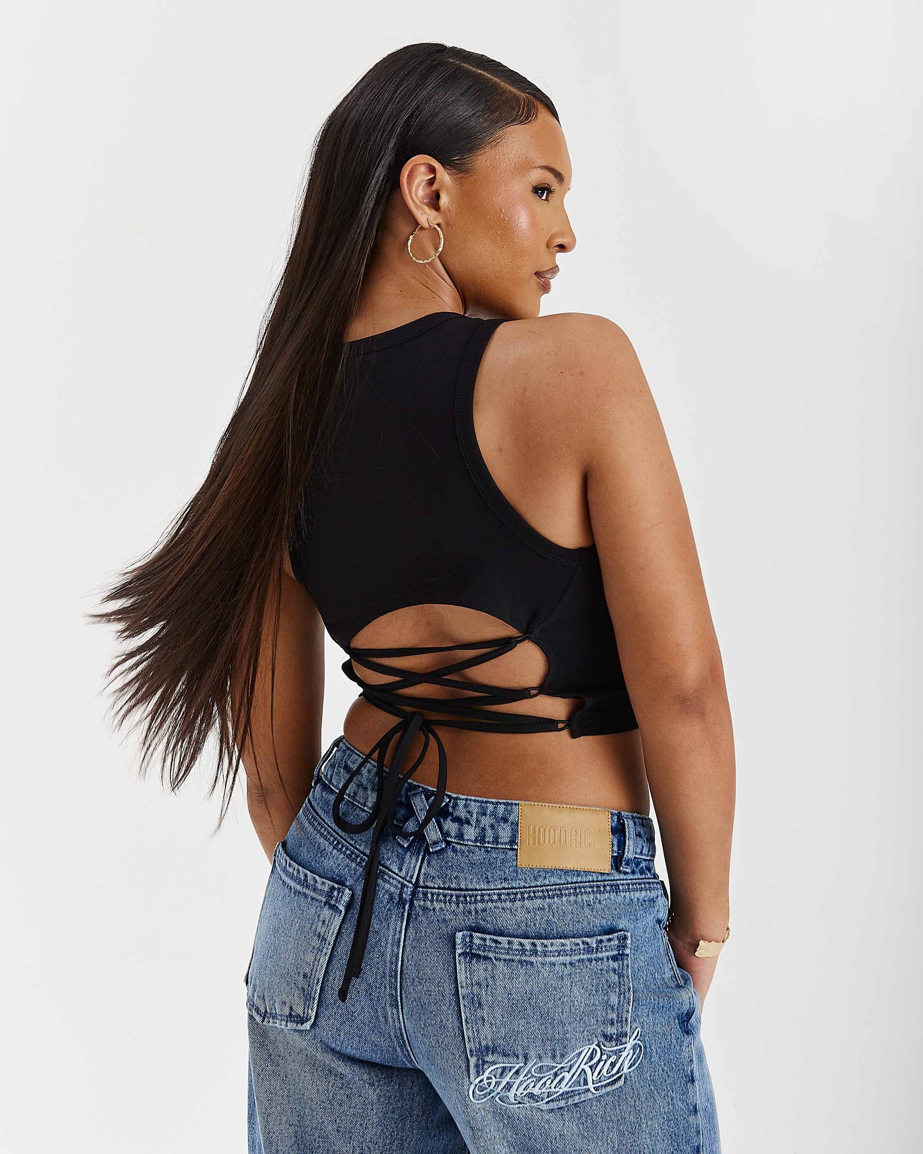 Jeans cargo a gamba larga Token - Blu medio lavato