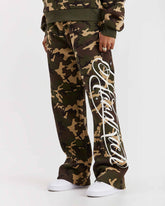 Pantaloni da jogging a gamba larga Solace - Camo