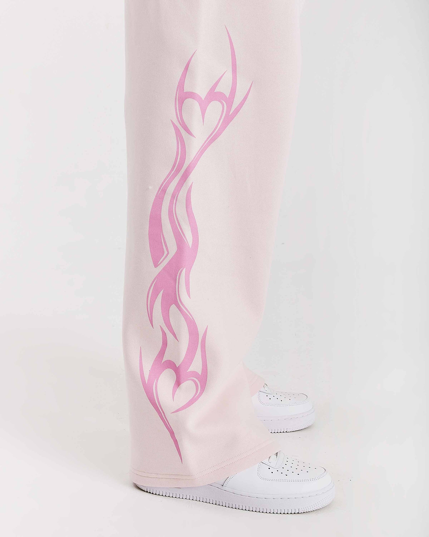 Pantaloni da jogging Flux oversize a gamba larga - Rosa