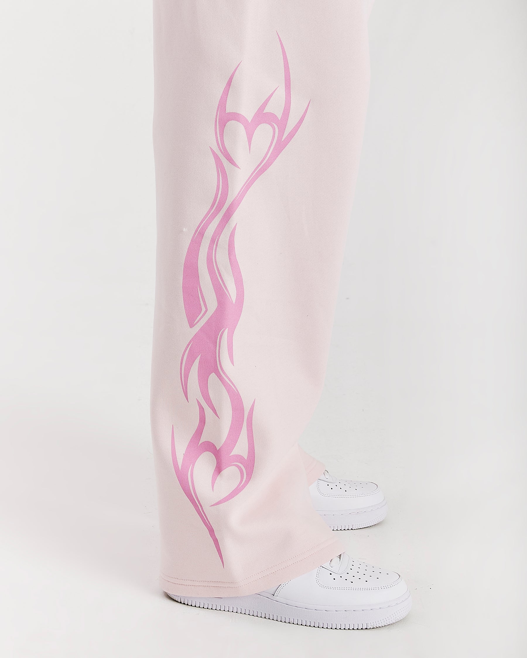 Flux Oversized Wide Leg Joggers - Pink