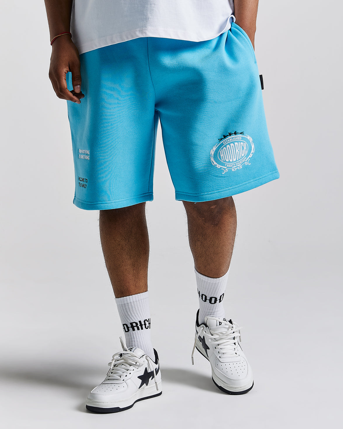 Pantaloncini oversize Noir - Blu/Bianco/Nero