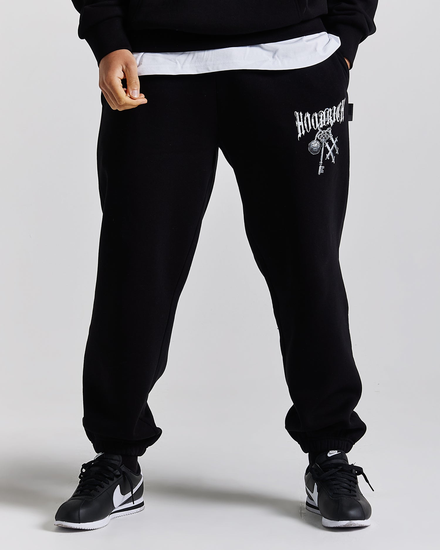 Rite Oversized Joggers - Black/White/Grey