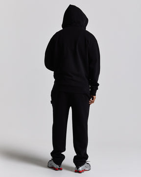 Iron Oversized Open Hem Jogger - Black/Grey/White