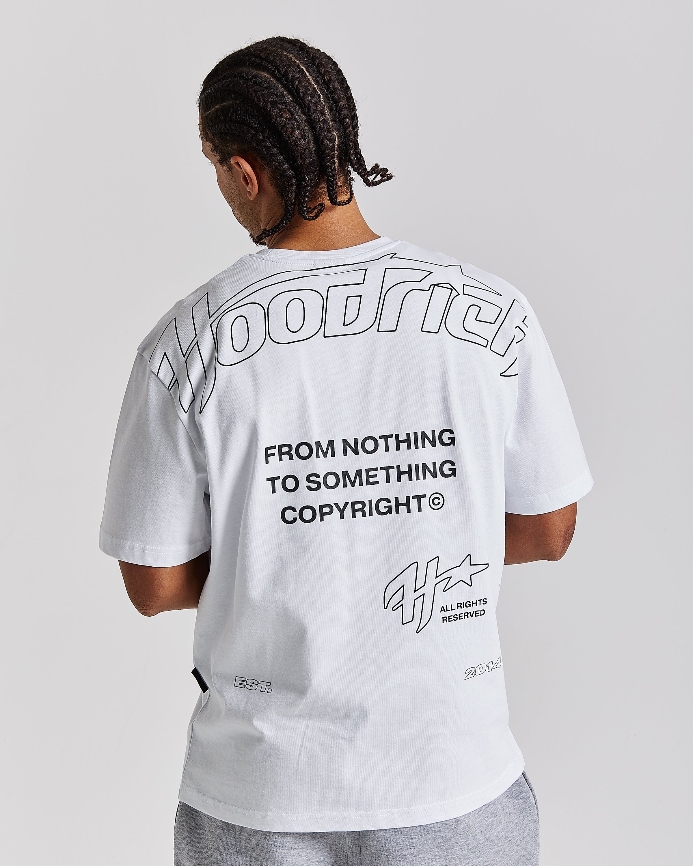 HOODRICH ホワイト半袖Tシャツ 関税送料込み Men's T-Shirts