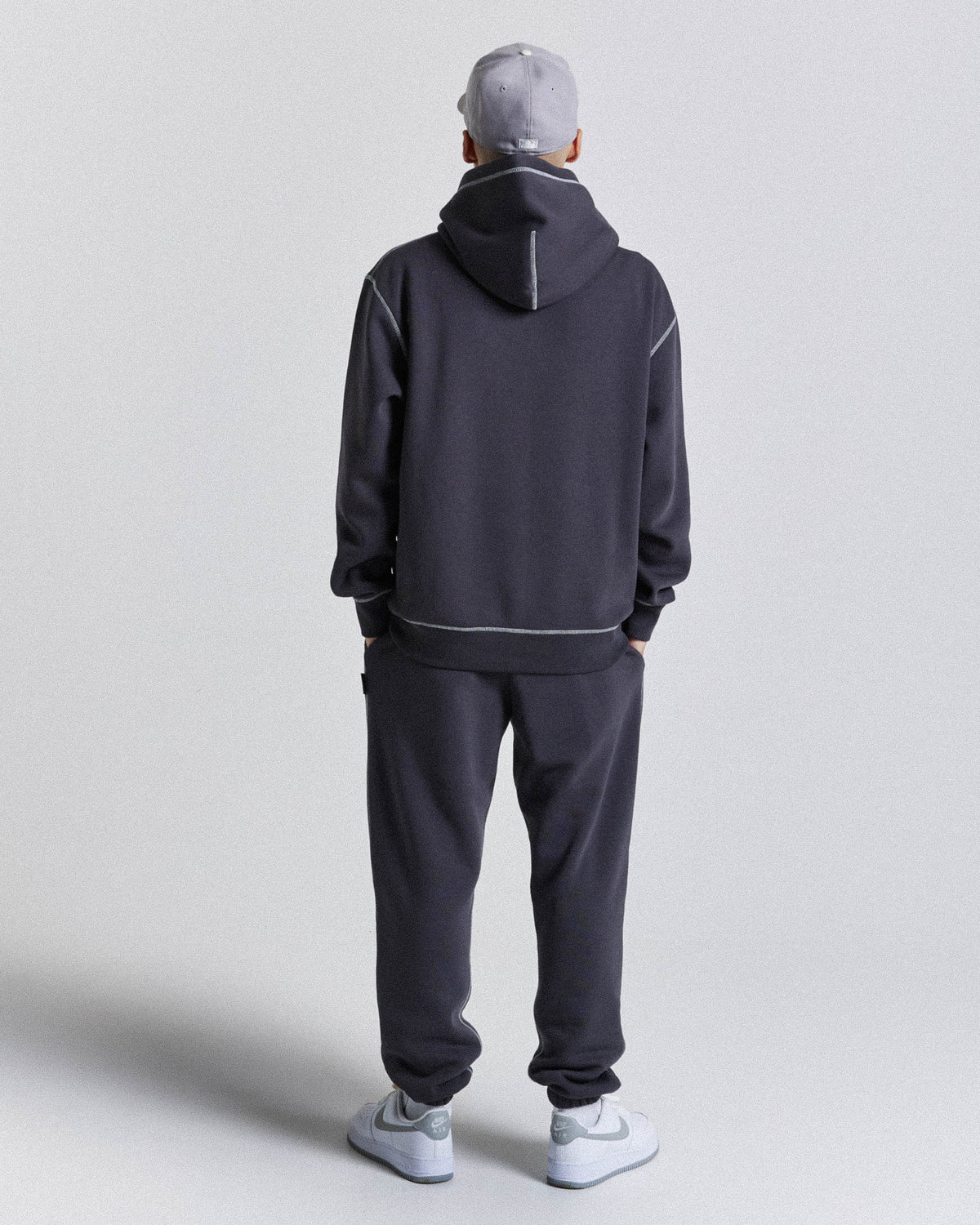 Felpa con cappuccio Wandal - Grigio/Nero