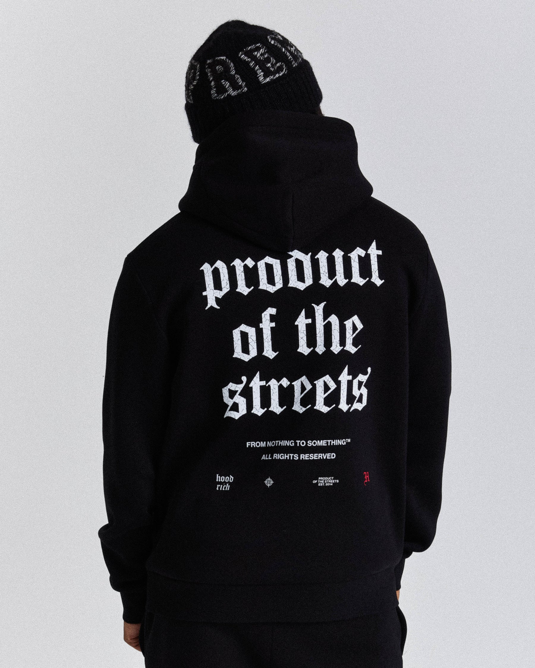 Shadow Hoodie - Black/White/Red