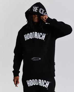 Stature Hoodie - Black/White/Grey