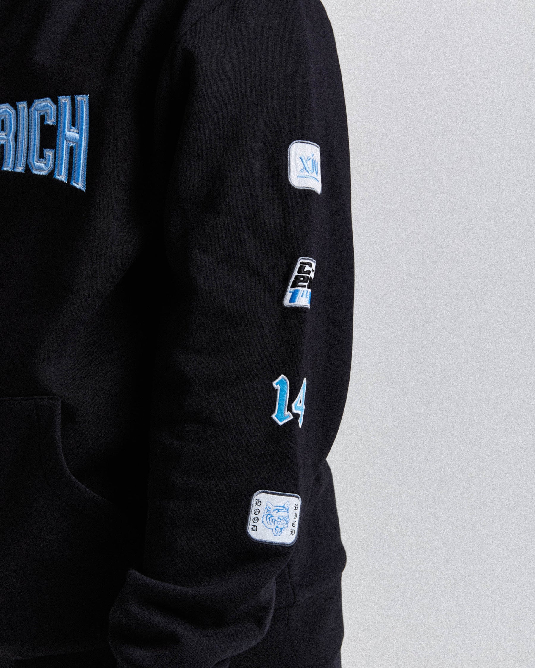 Claw Hoodie - Black/Blue/White