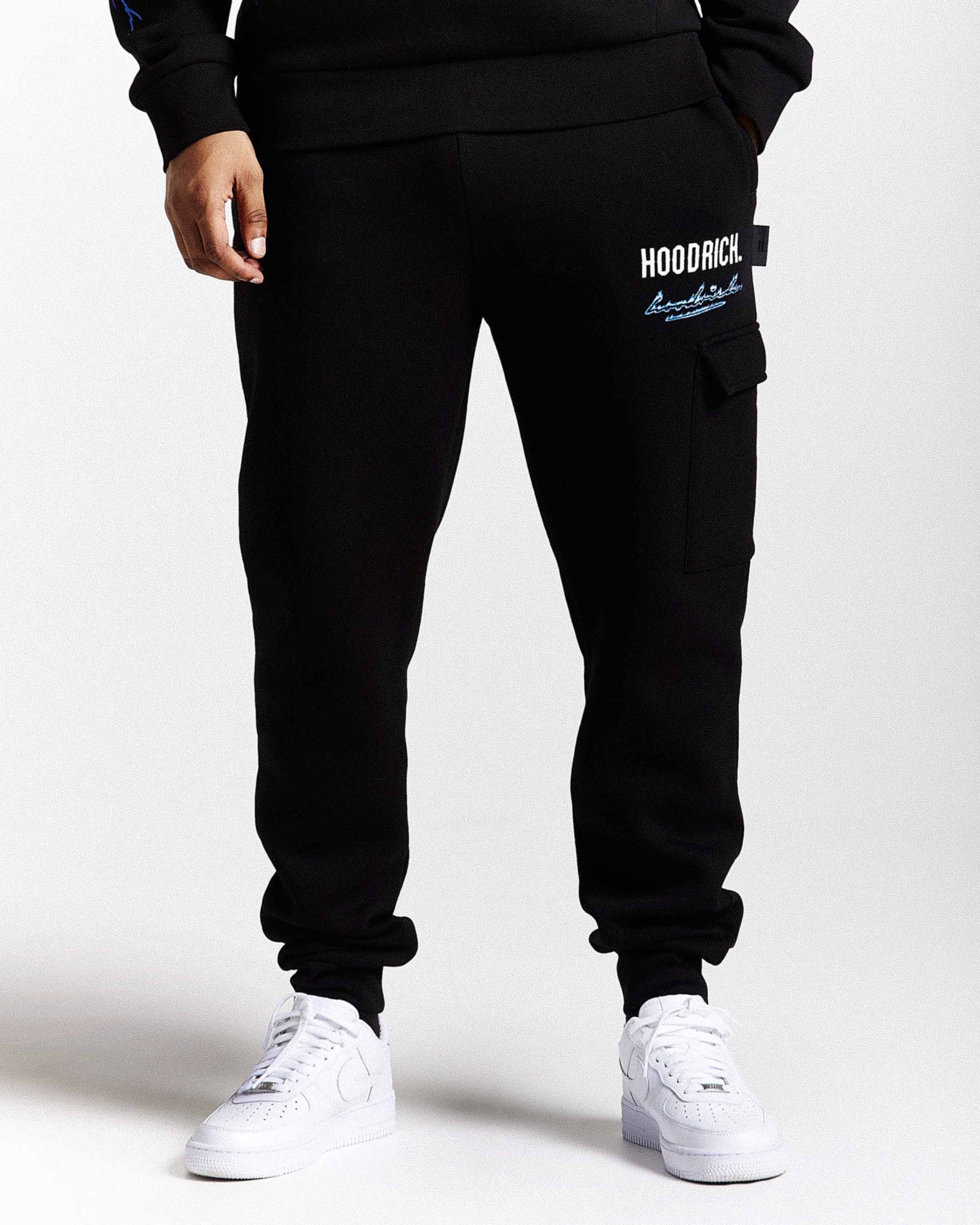 Pantaloni da jogging Flames - Nero/Bianco/Blu