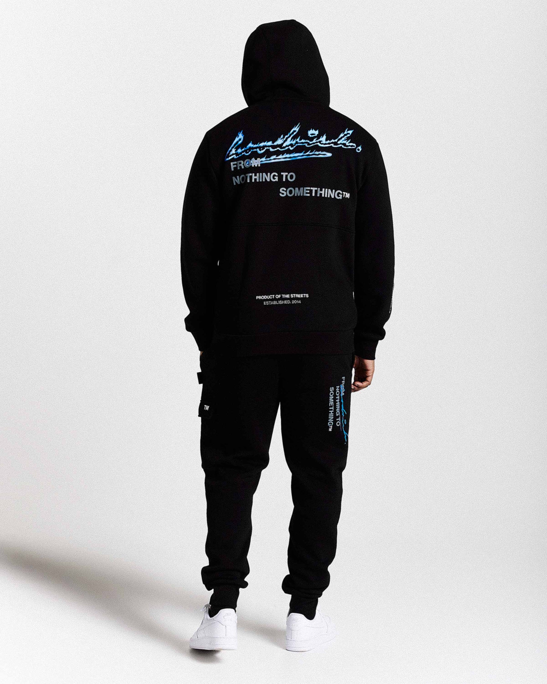 Pantaloni da jogging Flames - Nero/Bianco/Blu