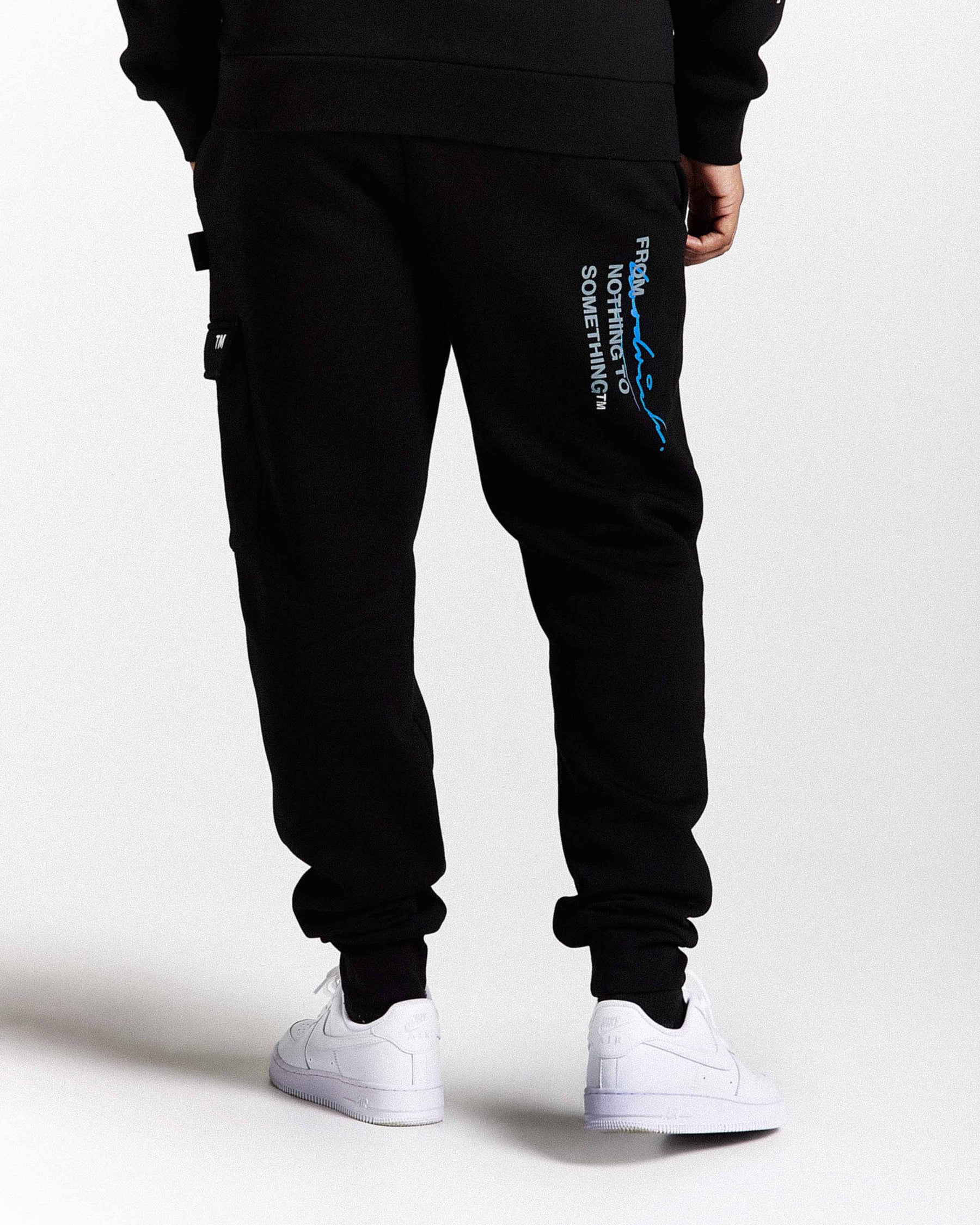 Pantaloni da jogging Flames - Nero/Bianco/Blu