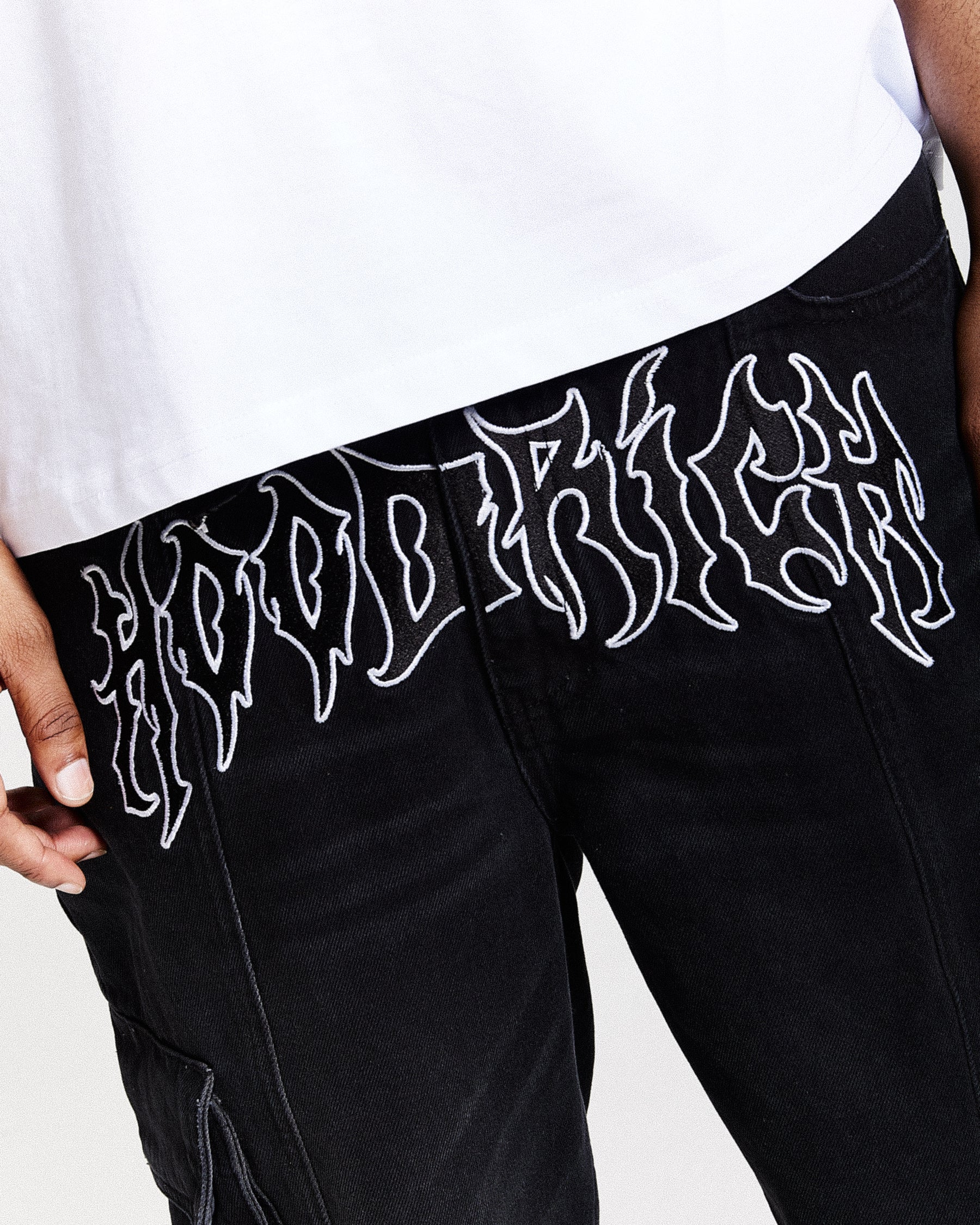 Spectral Denim Jeans - Washed Black