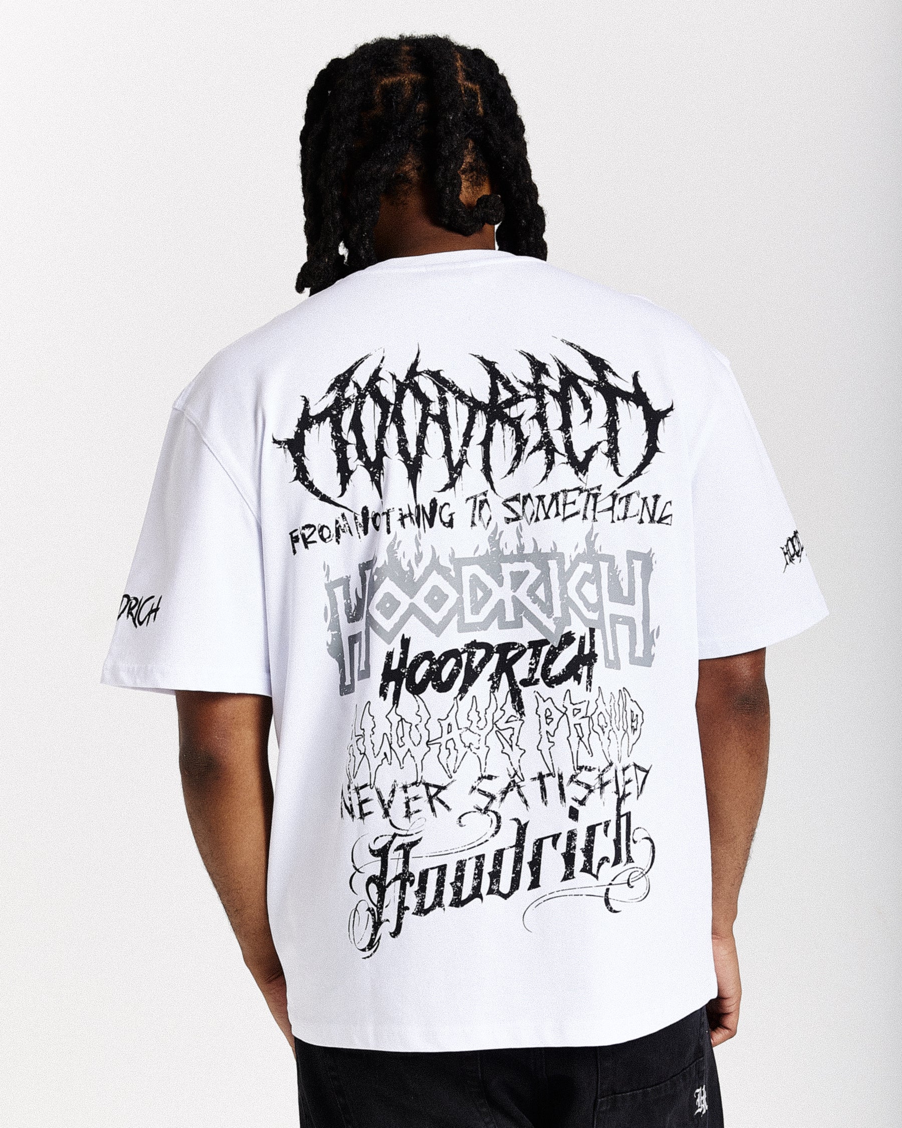 Spectral Oversized T-Shirt - White/Black