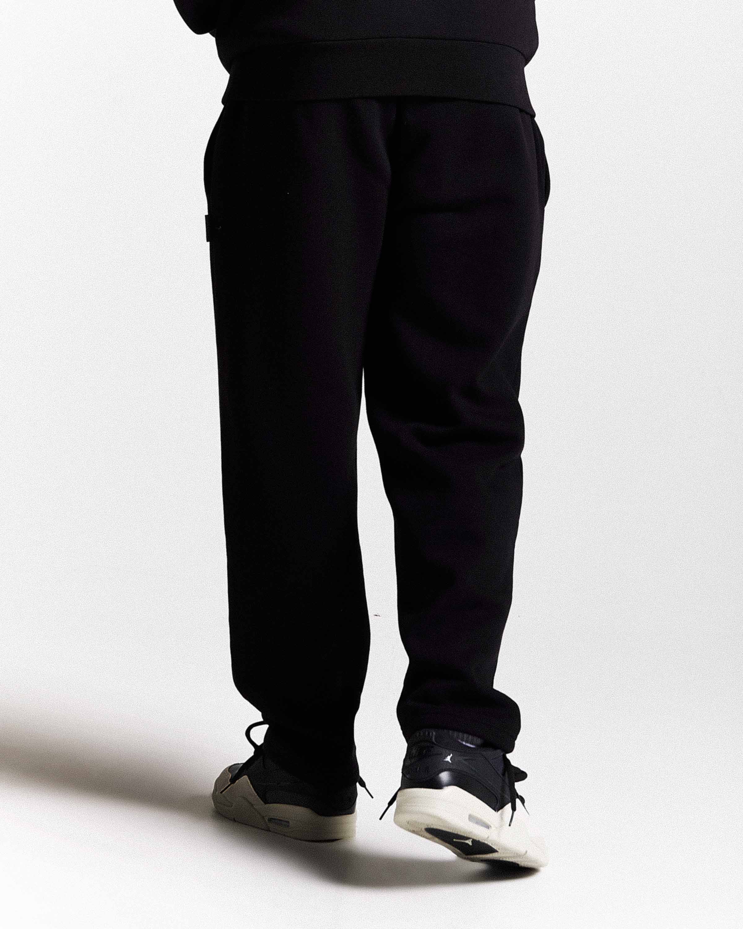 Pantaloni da jogging larghi oversize Captain - Nero/Bianco