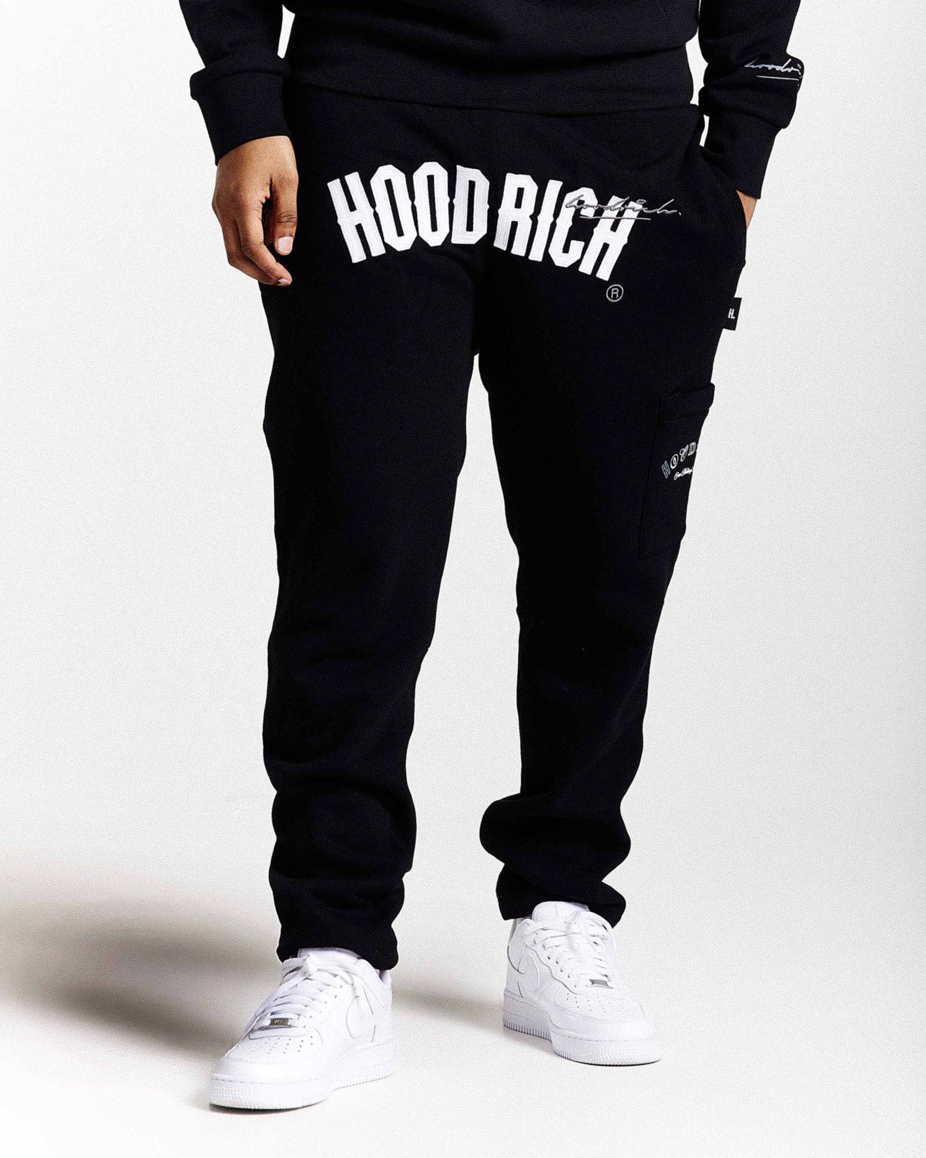 Pantaloni da jogging Stature - Nero/Bianco/Grigio