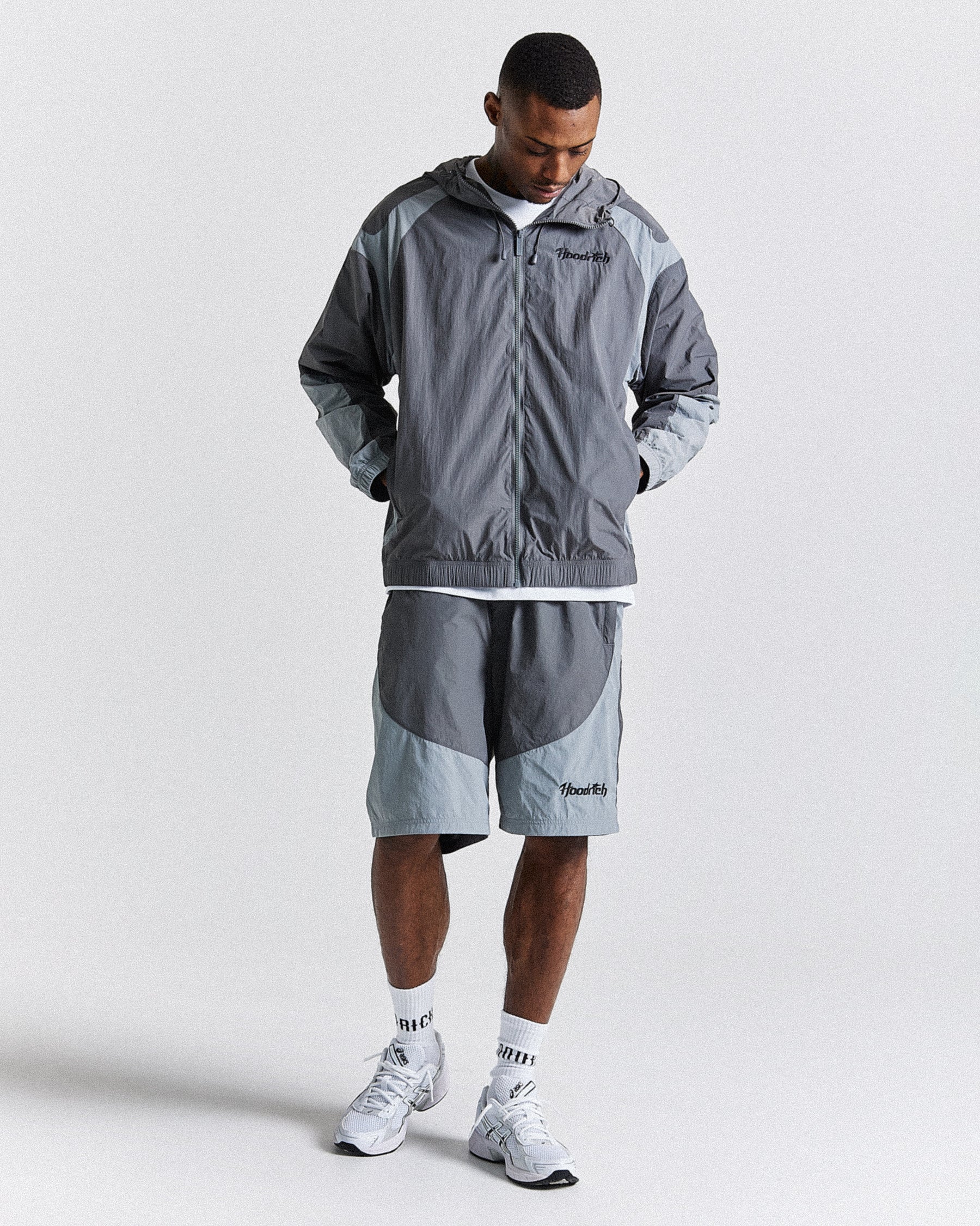 Galaxy Woven Shorts - Grey/Black