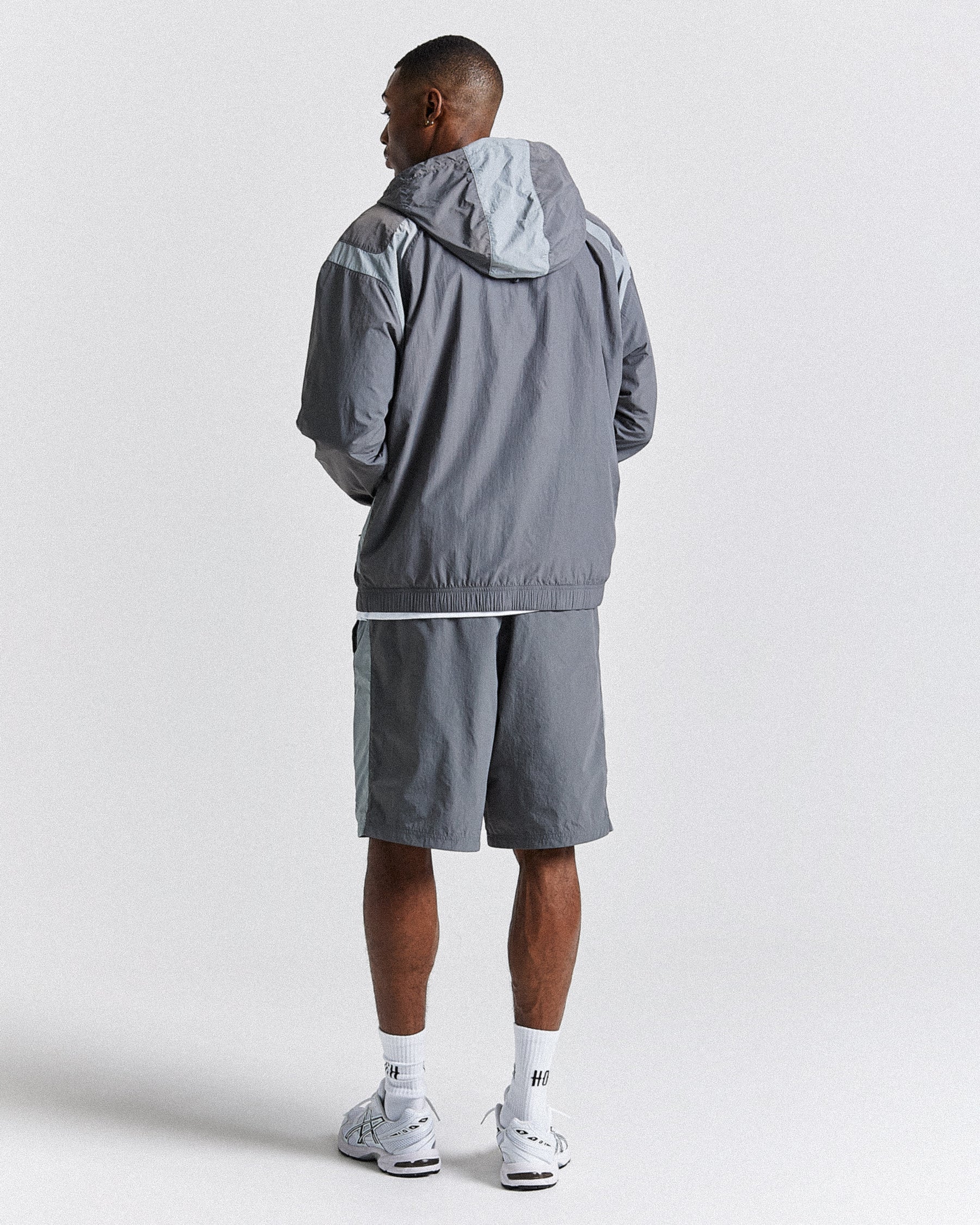 Galaxy Woven Shorts - Grey/Black