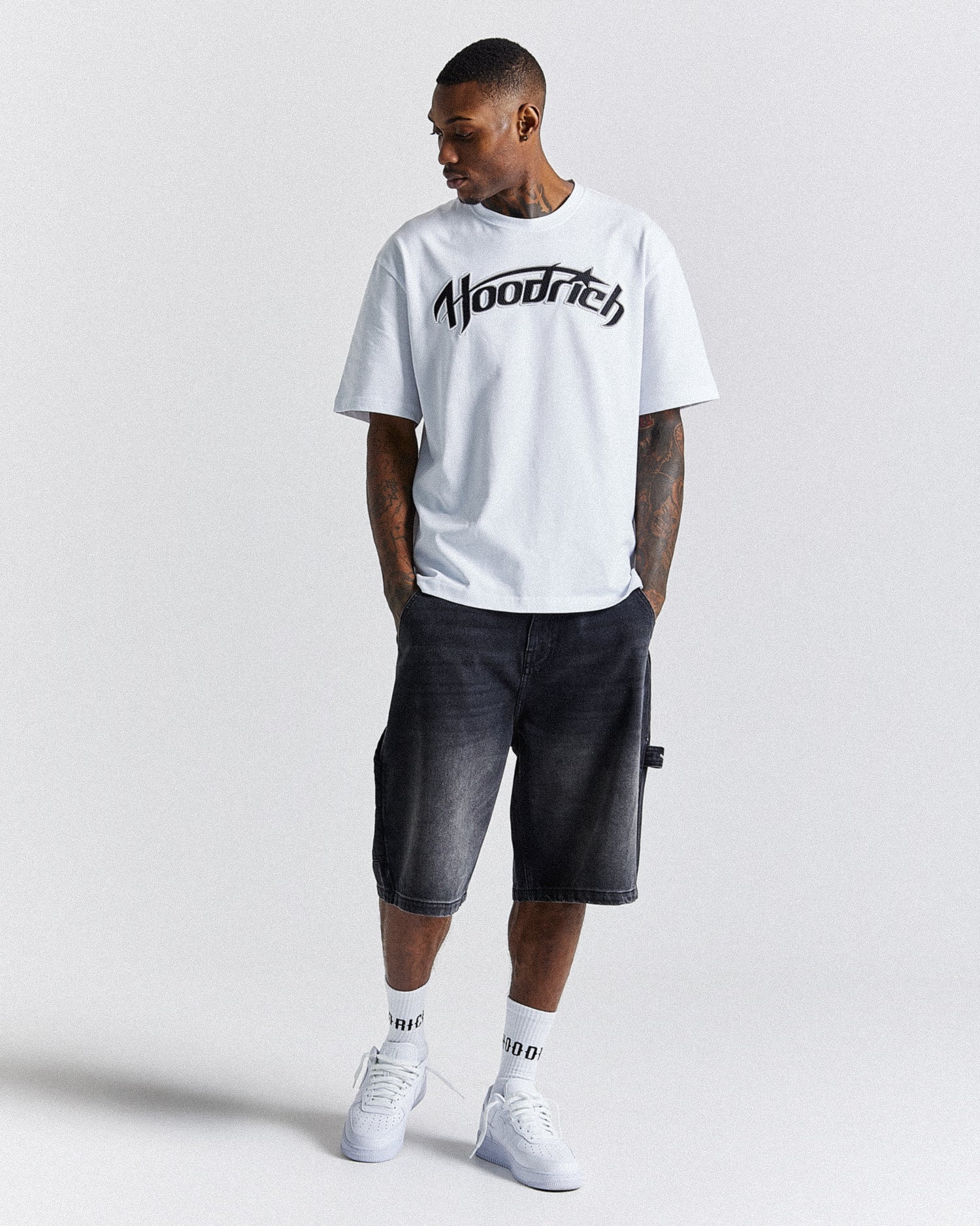H Galaxy Denim Short - Black