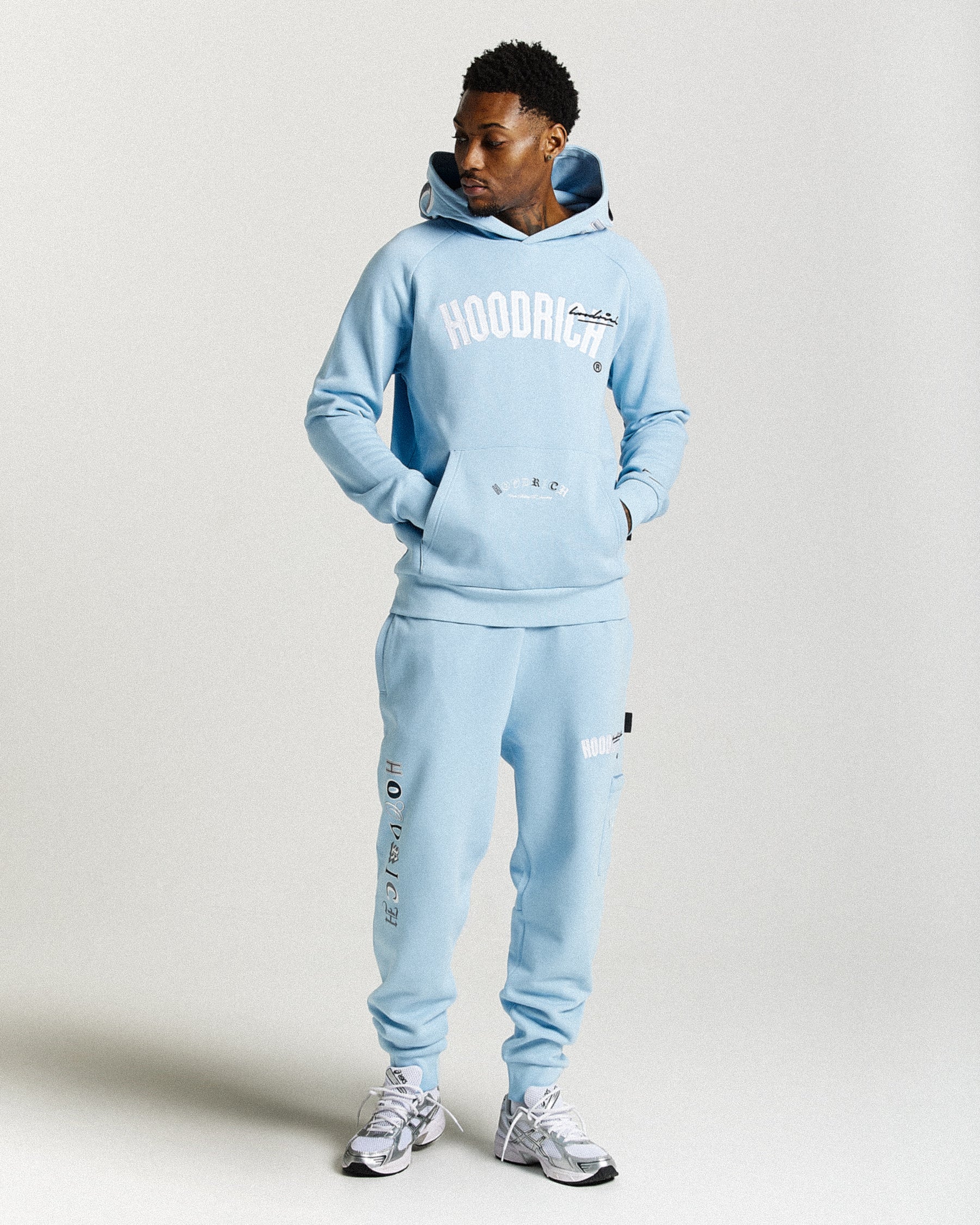 Heat Hoodie - Blue/White