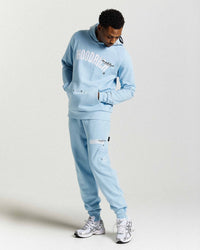 Pantaloni da jogging termici - Blu/Bianco