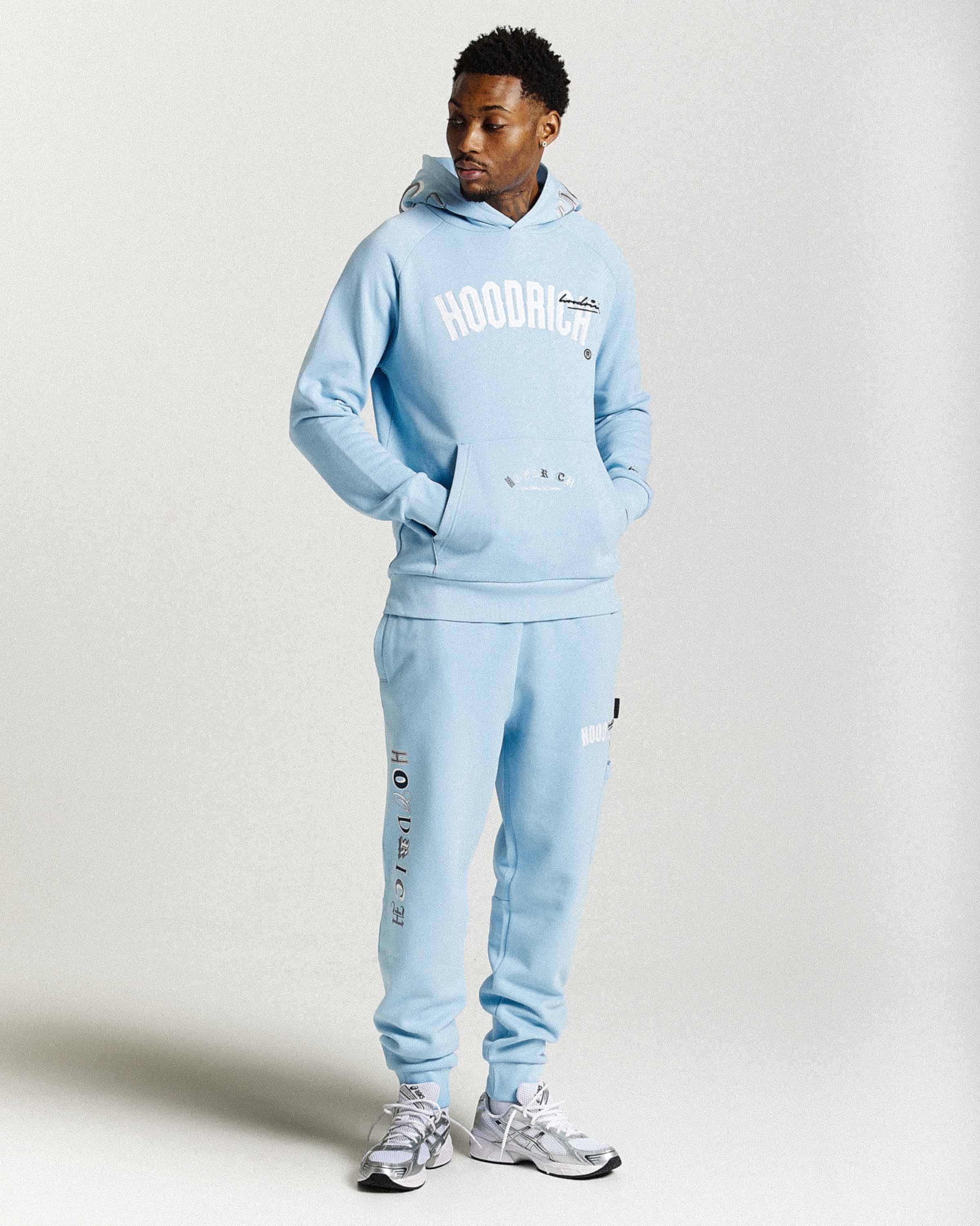 Heat Hoodie - Blue/White
