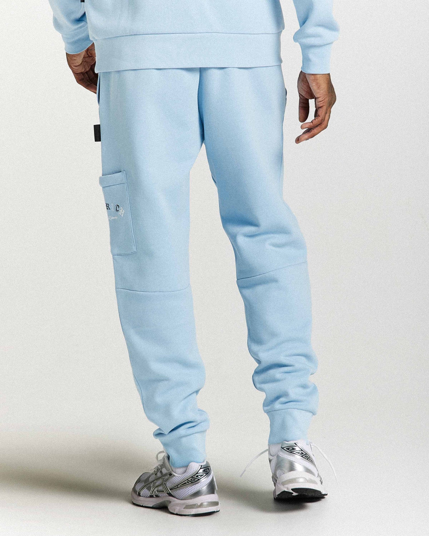 Pantaloni da jogging termici - Blu/Bianco