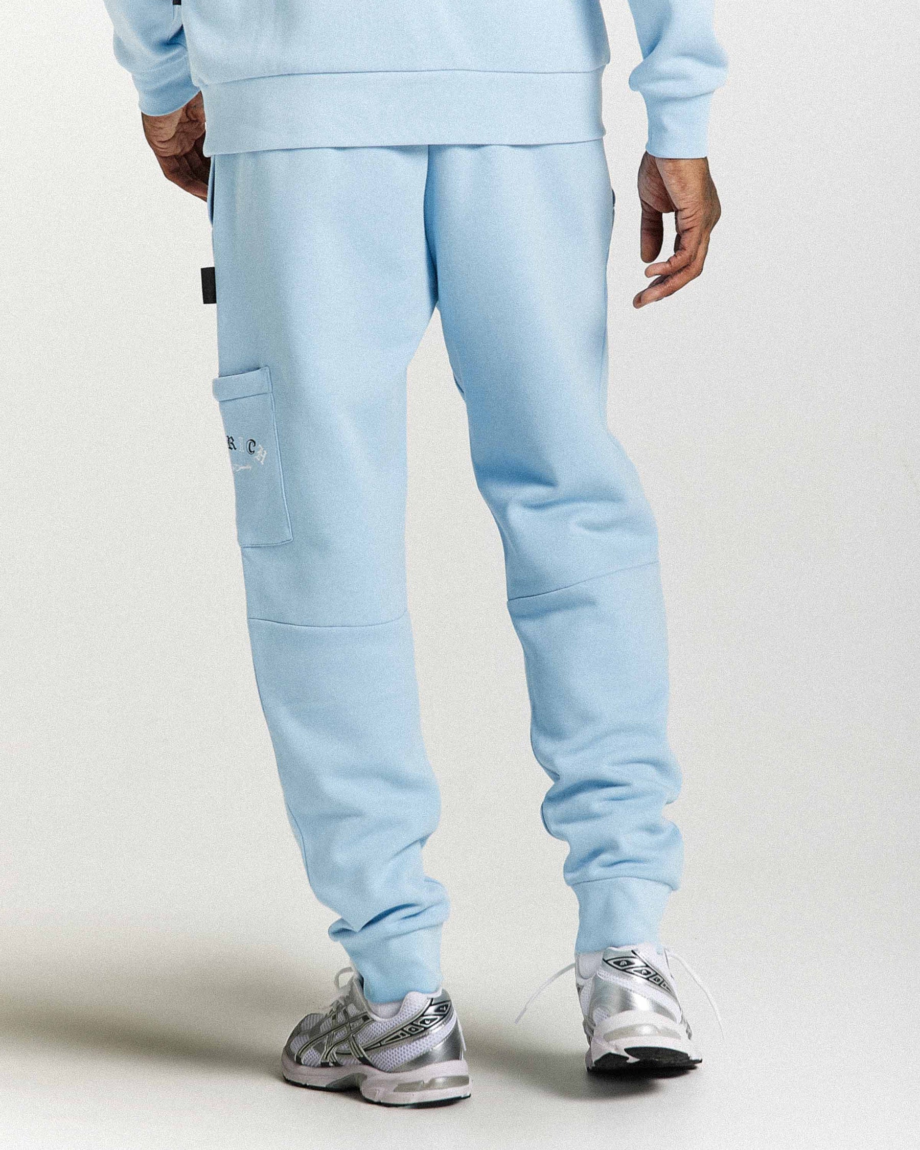 Pantaloni da jogging termici - Blu/Bianco