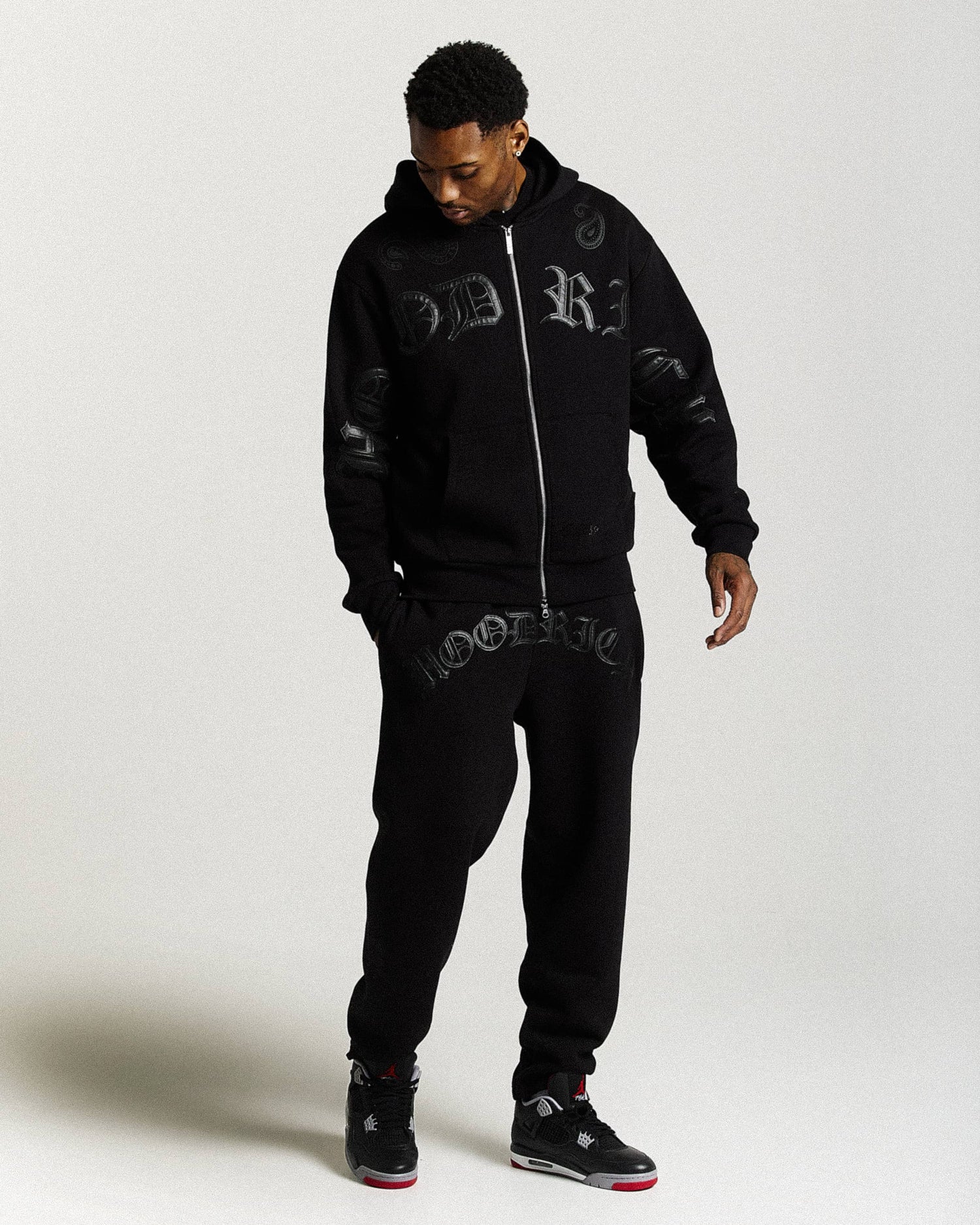 Inkline Oversized Joggers - Black