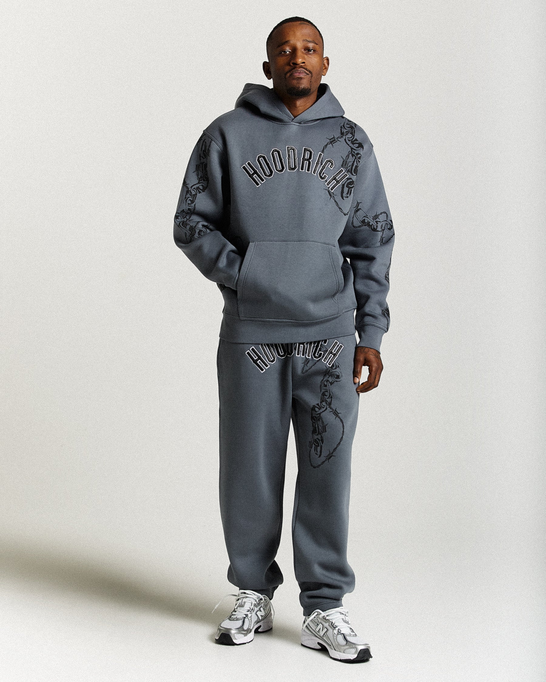 Guepard Joggers oversize - Grigio/Nero/Bianco