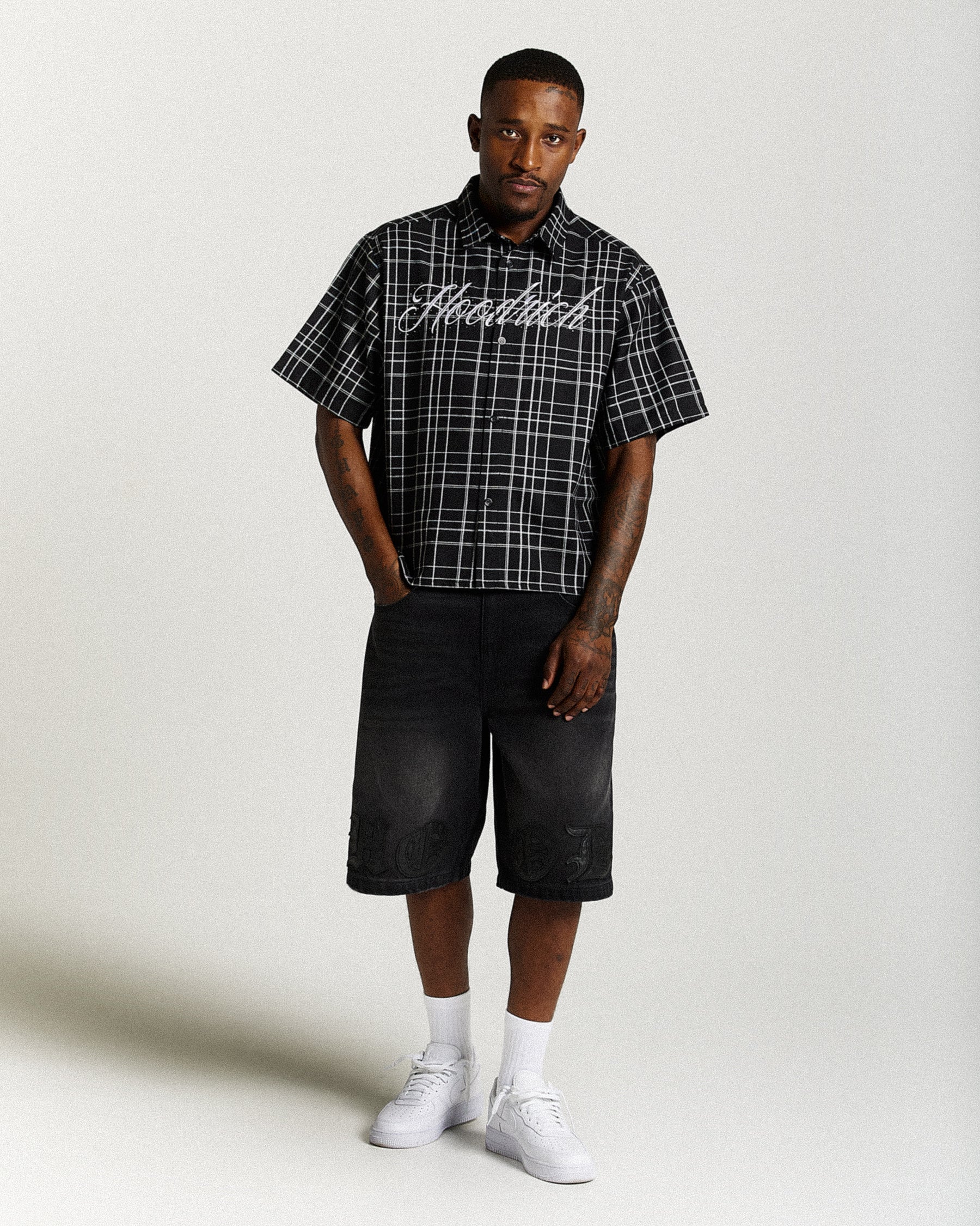 Rito Oversized Shirt - Black/White