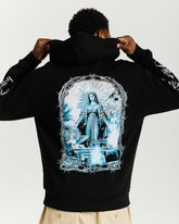 Felpa con cappuccio oversize Rito - Nero/Bianco/Blu