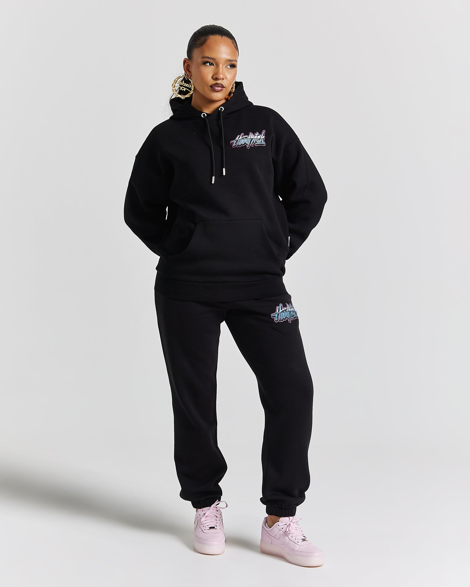 Erupt Joggers - Black/Pinks