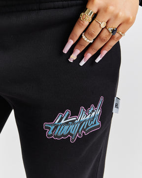 Erupt Joggers - Black/Pinks