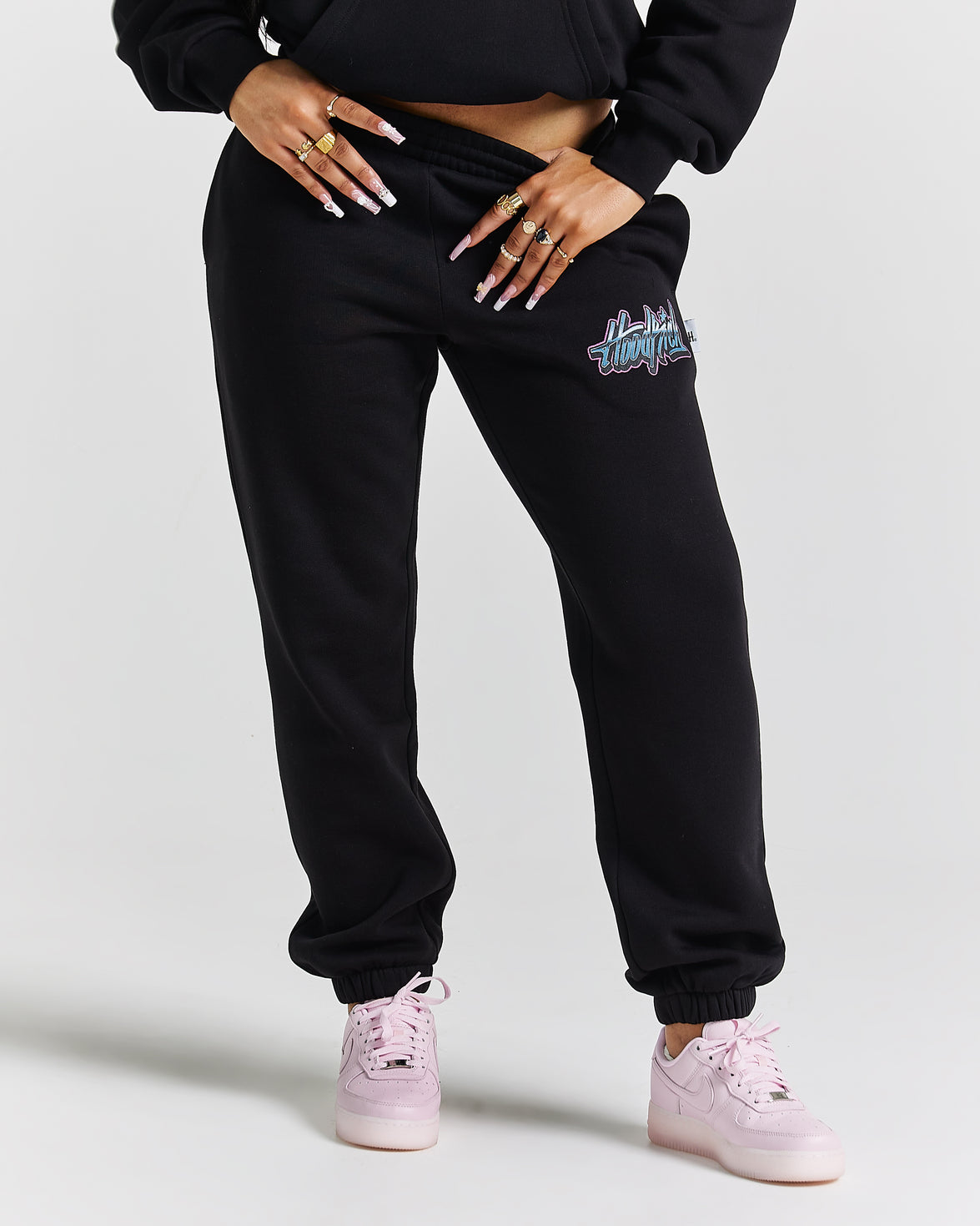 Erupt Joggers - Black/Pinks