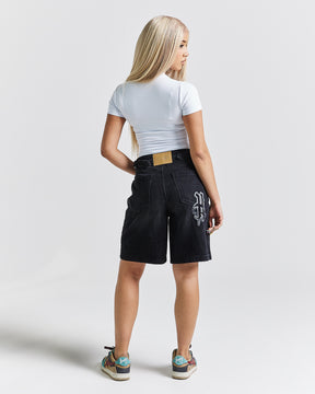 Totem Denim Jorts - Black Wash